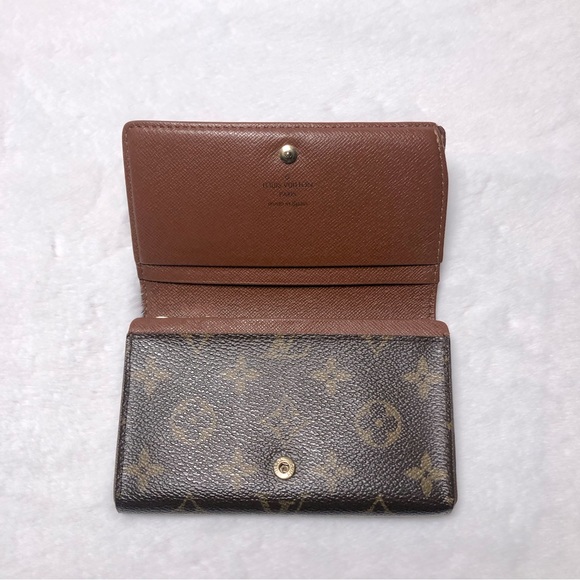 Louis Vuitton Monogram Porte-Monnaie Tresor Bifold Wallet;Date Code(CA1004) - Picture 9 of 17